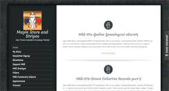 Desktop Screenshot of maplestarsandstripes.com
